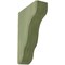 Ekena Millwork 1 3/4"W x 5 1/4"D x 7 1/2"H Plymouth Wood Vintage Decor Bracket, Restoration Green BKTWD02X05X08PLGR - alternate 1